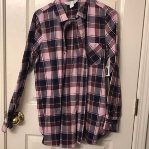 Plaid flannel shirt